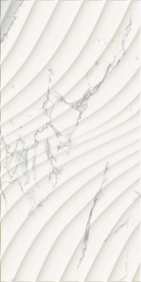 Obklad Carina Bianco Bílá Struktura Lesk 60x30 cm