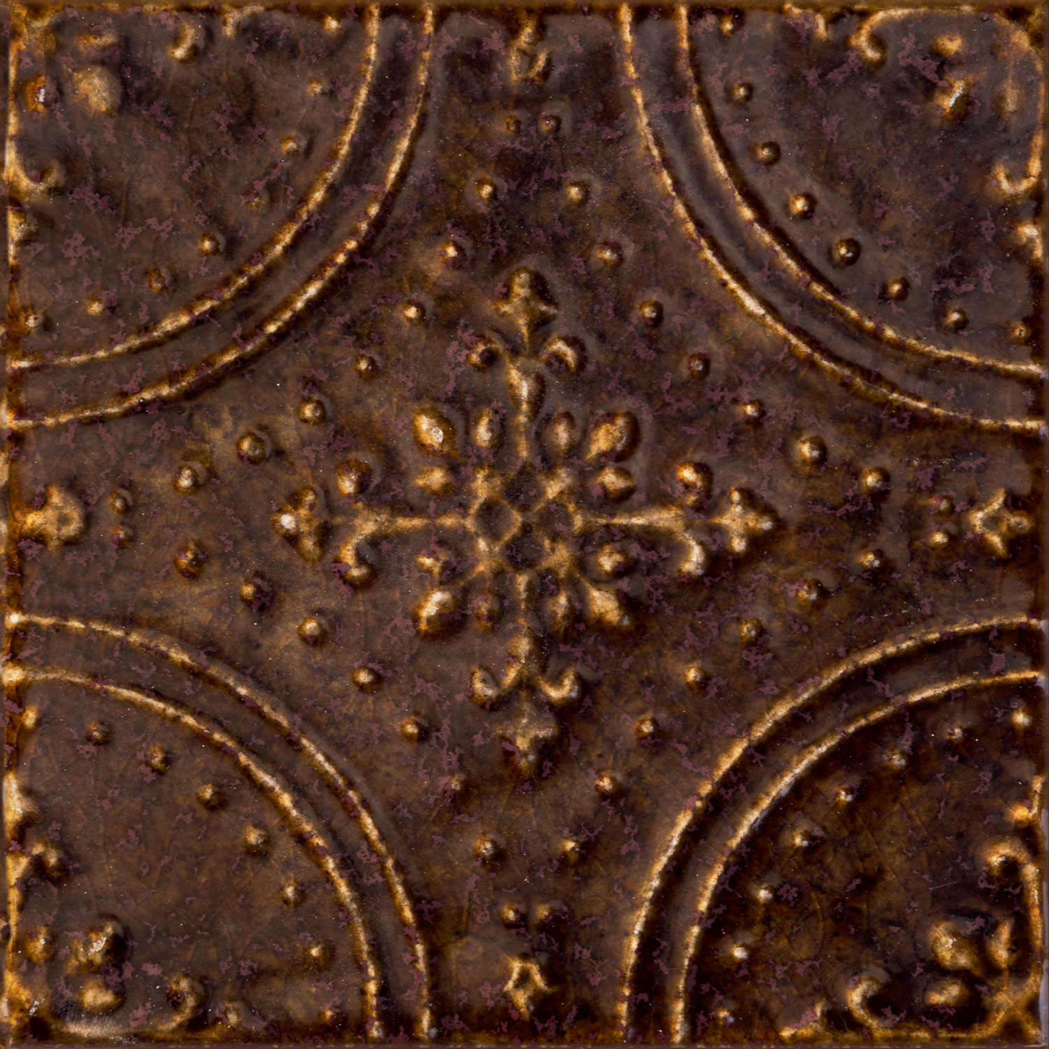 Dekor Tinta Brown 14,8x14,8 cm