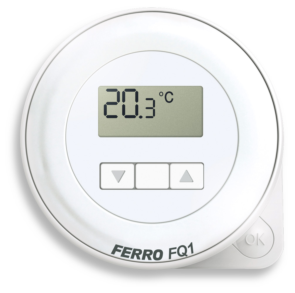 Elektronický pokojový termostat denní bezdrátový FQ1TXT6