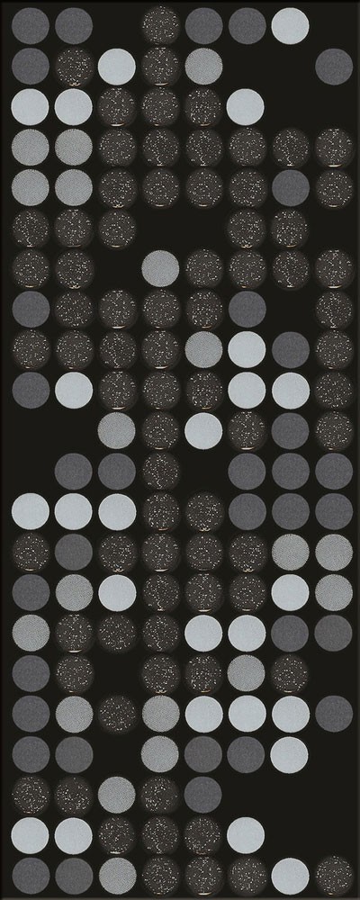 Dekor Michelle Sigma Black 50x20 cm
