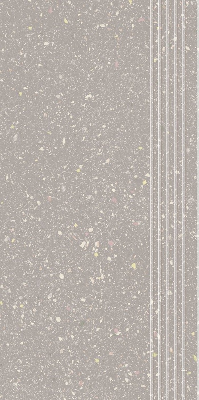 Schodovka Moondust Antracite Polpoler Šedá Mat. 59,8x29,8 cm