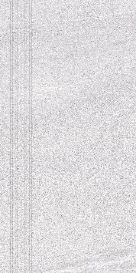 Schodovka Stonehenge Světle Šedá Lappato Mat 59,7x29,7 cm
