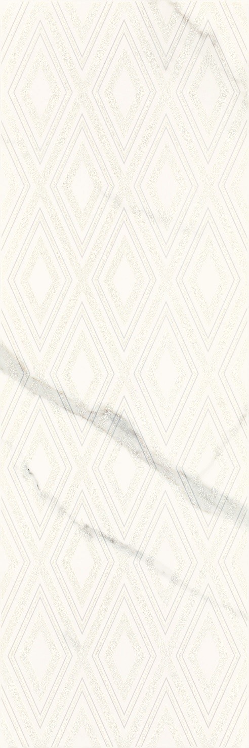 Dekor Livia Bianco Rekt. Lesk 25x75 cm