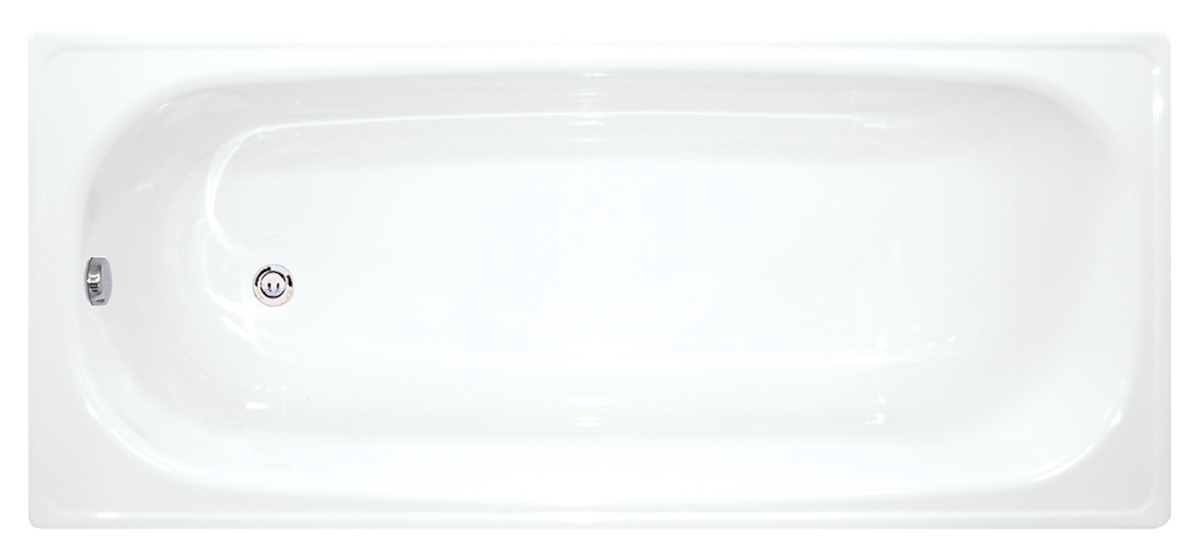 Obdélníková vana 160x70 cm smaltovaná ocel