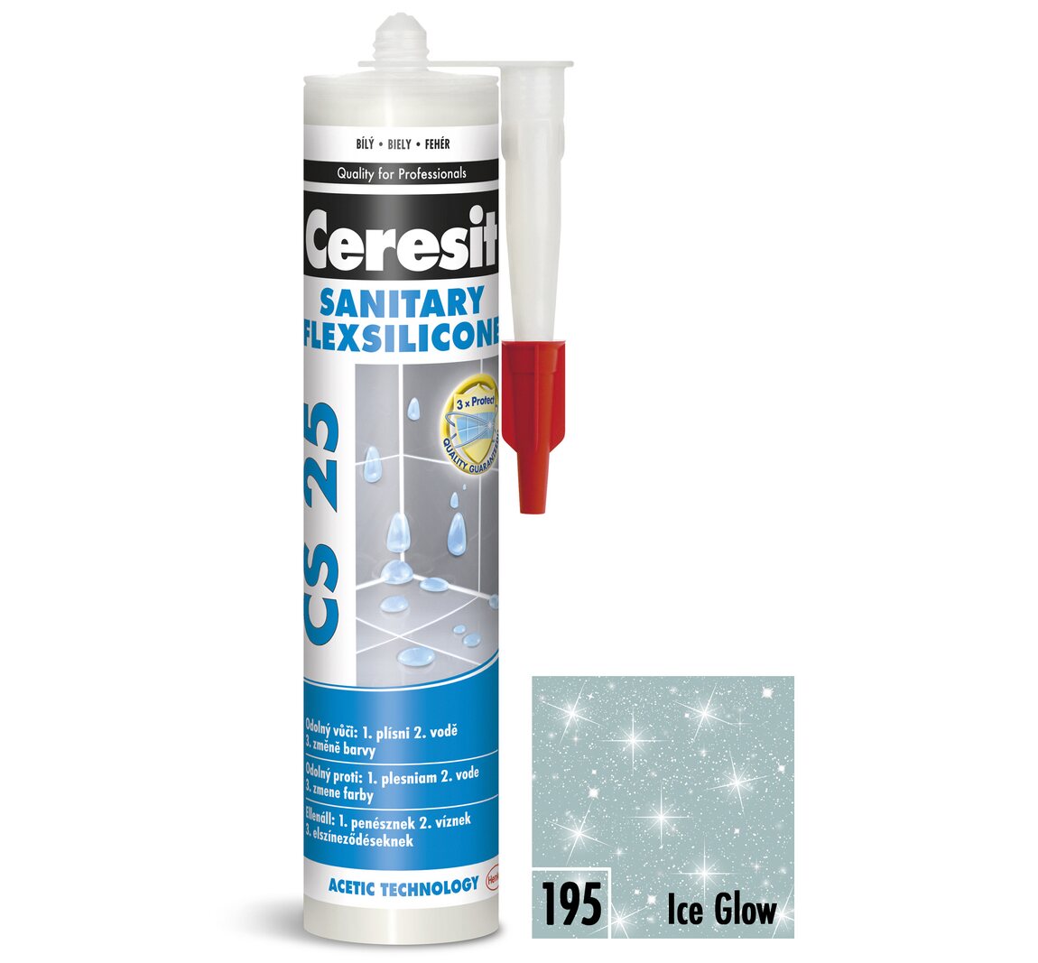 Silikon Ceresit CS 25 - Icy Glow 280 ml