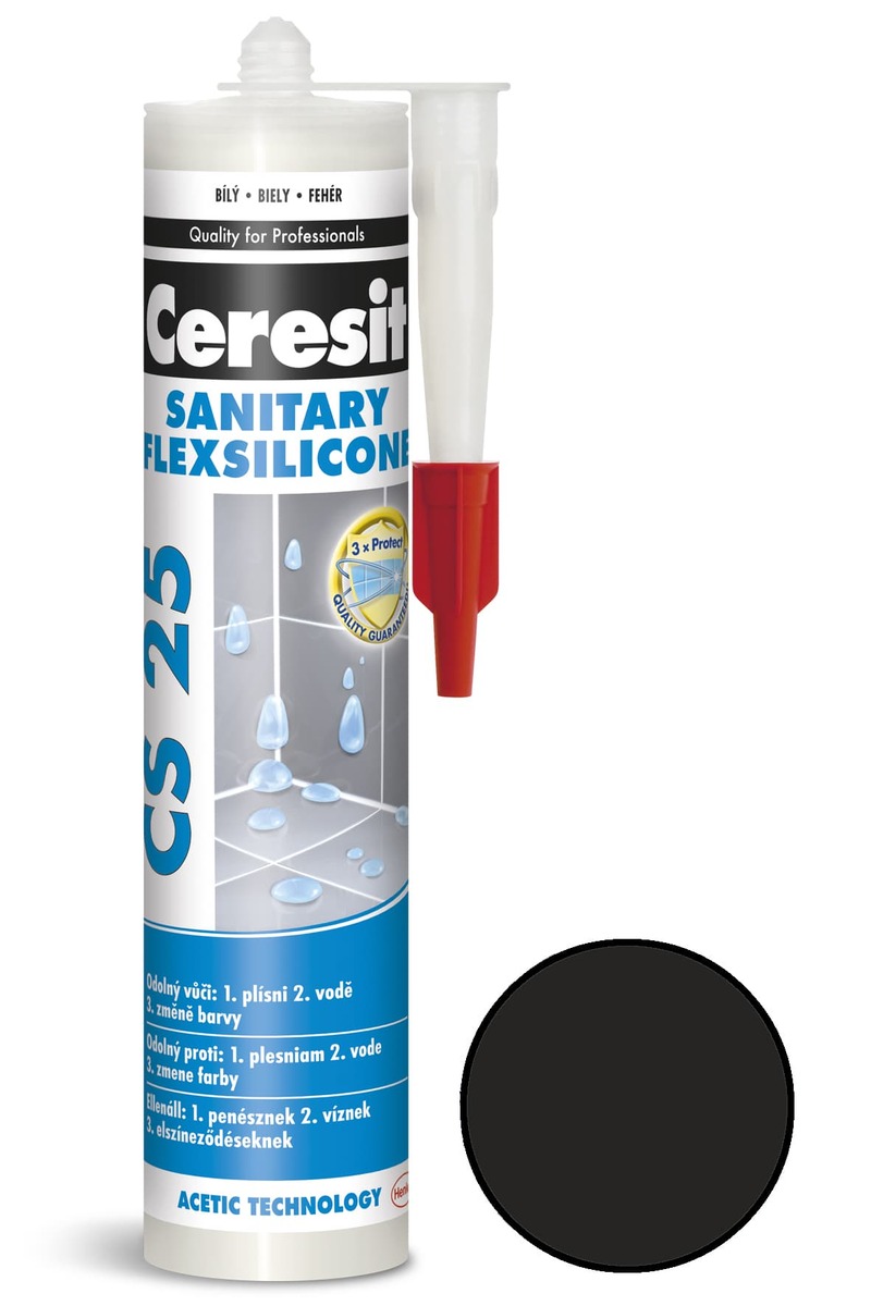 Silikon Ceresit CS 25 - Coal 280 ml