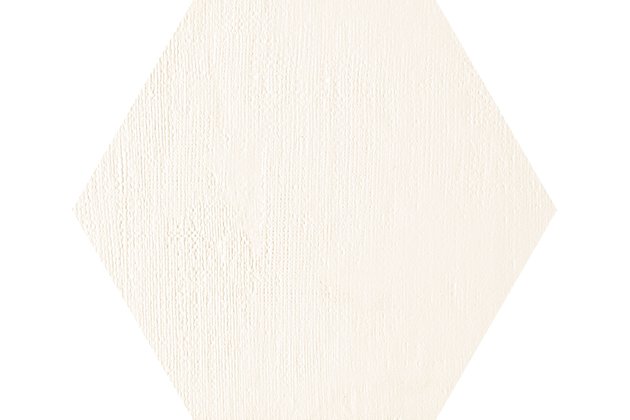 Dekor Mild Garden White Hex 22,1x19,2 cm