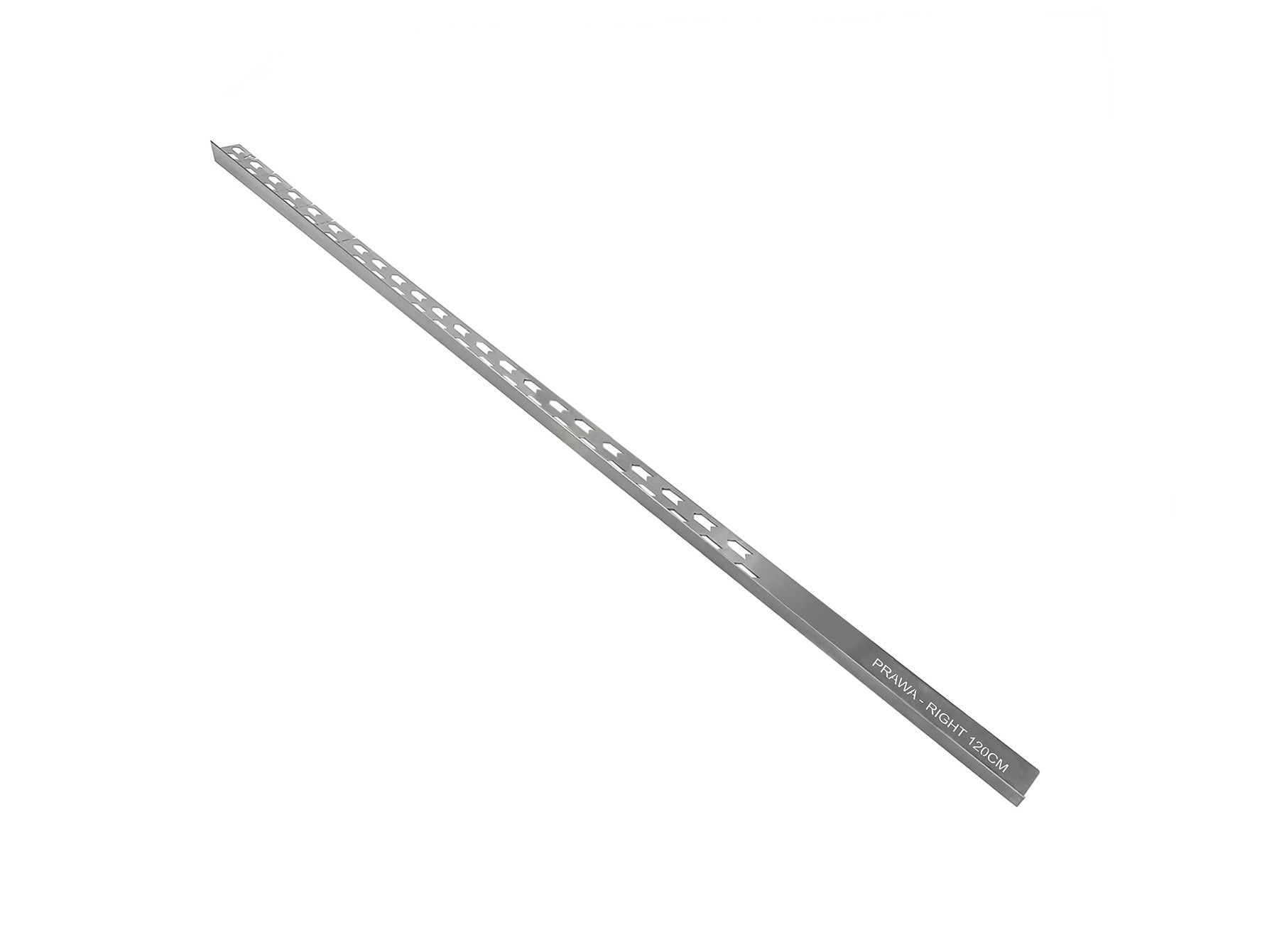 Spádová lišta NEO - chrom Barva - Chrom, Materiál - Nerez, Rozměr A - 150 cm, Varianta - Pravá