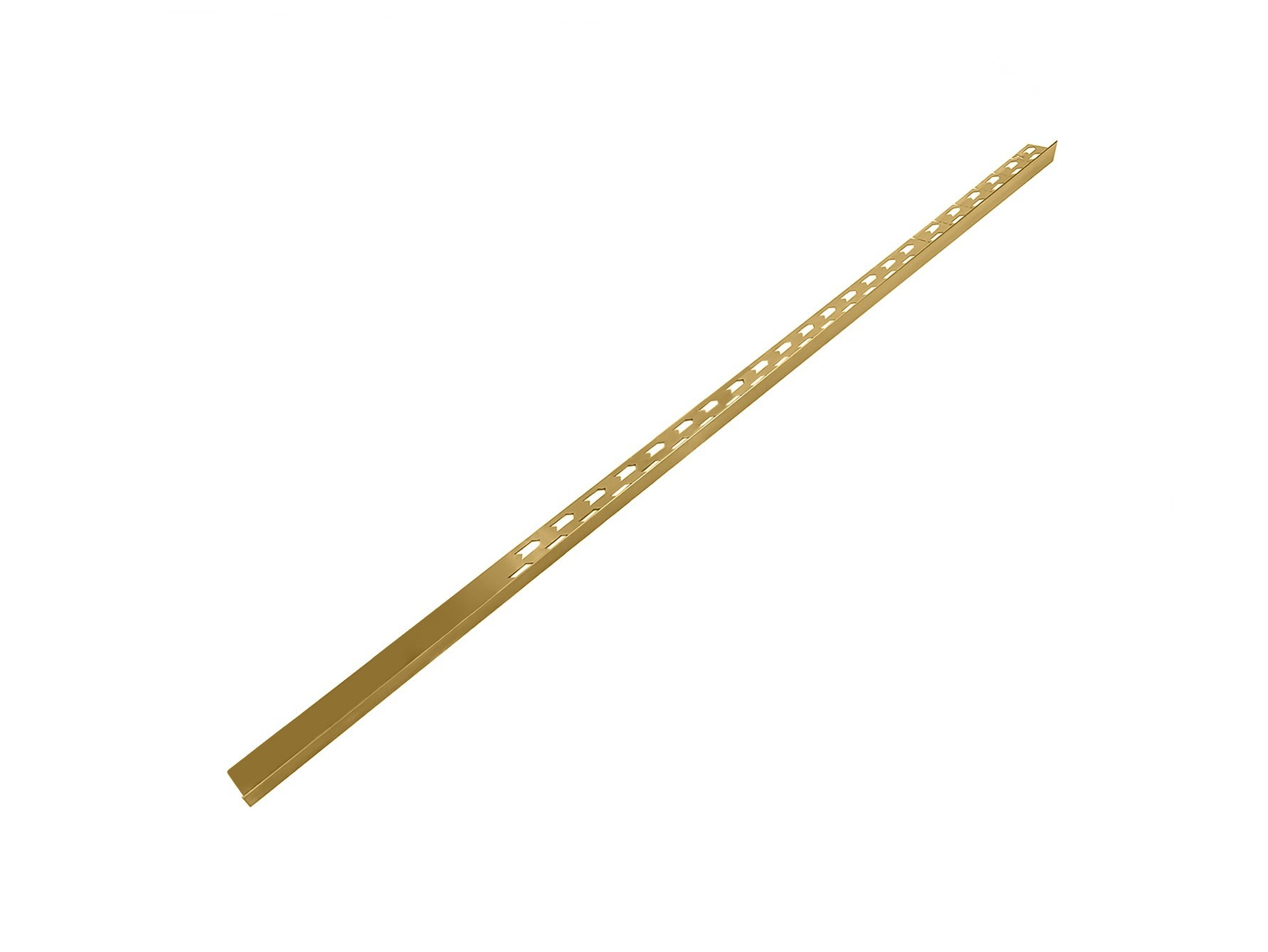 Spádová lišta NEO - zlatá Barva - Zlatá, Materiál - Nerez, Rozměr A - 150 cm, Varianta - Levá