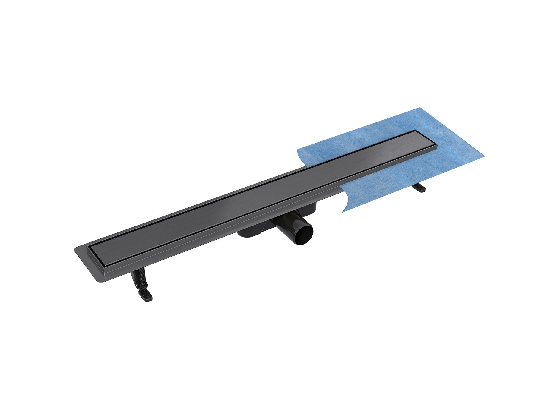 Odtokový žlab VIRGO DUO GRAFIT Rozměr A - 60 cm