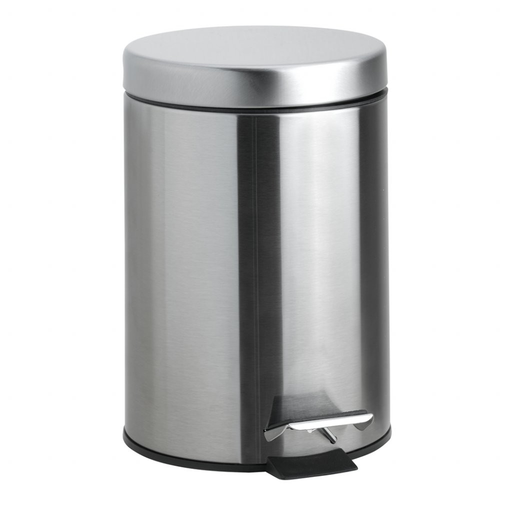 Odpadkový koš „Soft Close“, 5l, 205×265×205 mm Barva - Nerez