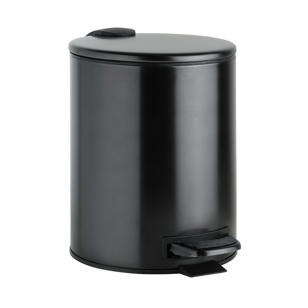 Odpadkový koš „Soft Close“, 5l, 205×265×205 mm Barva - Hematit