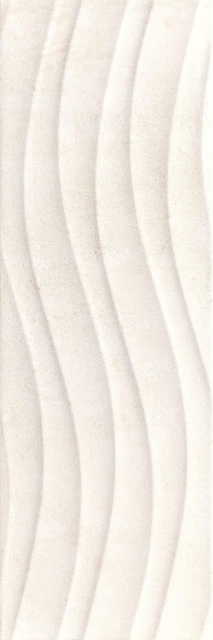 Obklad Oregon Cream Wave Rekt. 25x75 cm