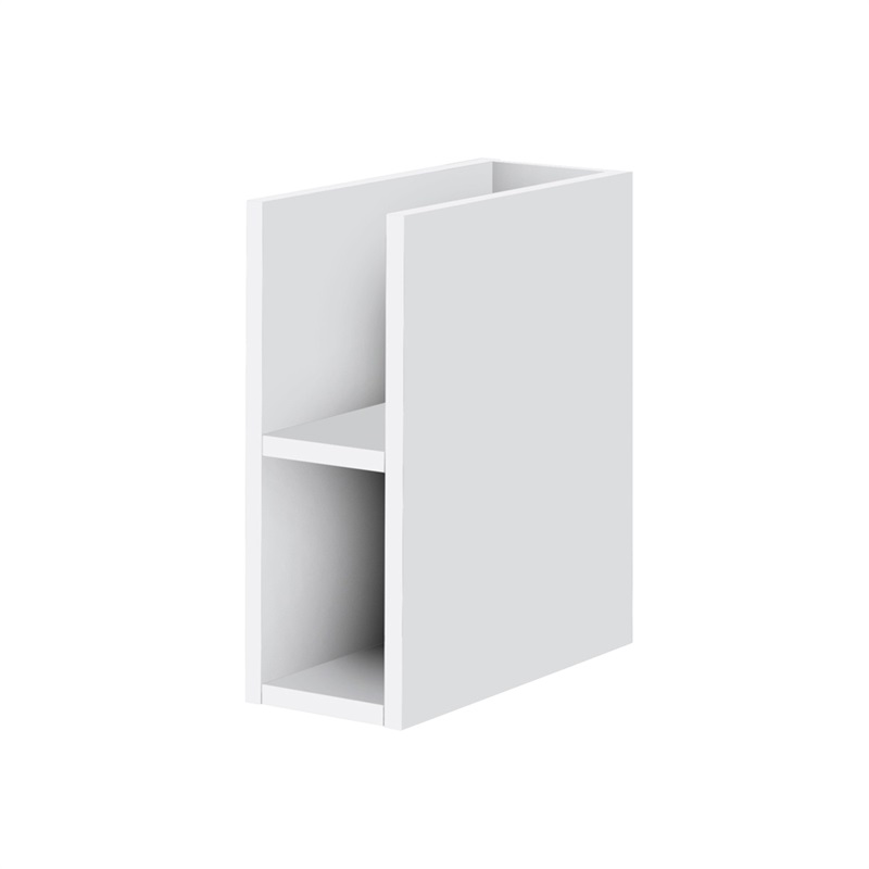 Aira desk, koupelnová skříňka, spodní bílá, dub, 20  cm