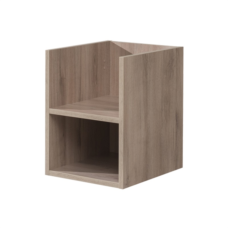 Aira desk, koupelnová skříňka, spodní bílá, dub,  40 cm