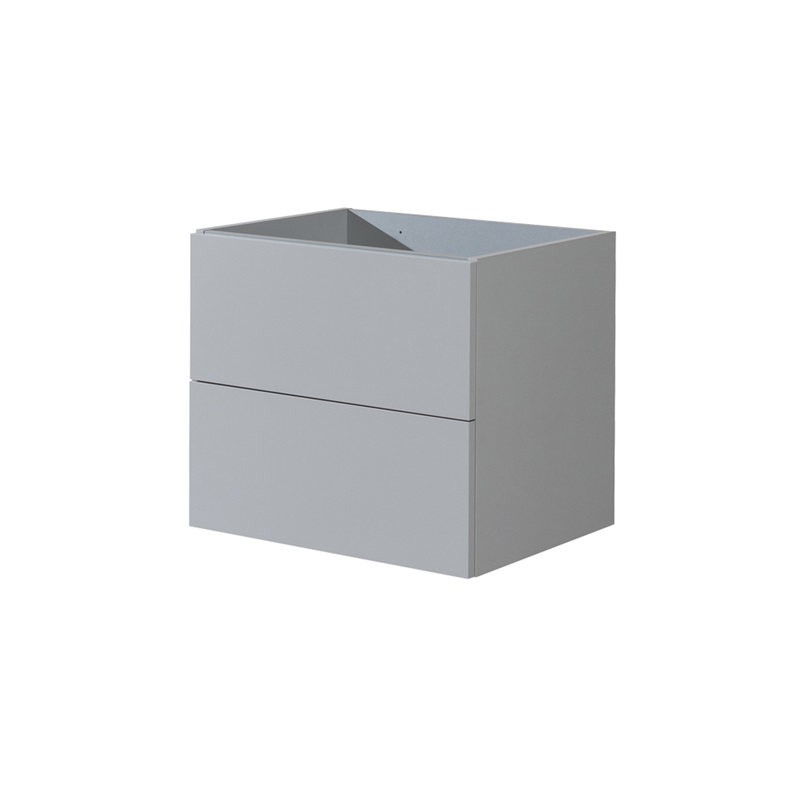 Aira desk, koupelnová skříňka, bílá, 2 zásuvky, 610x530x460 mm
