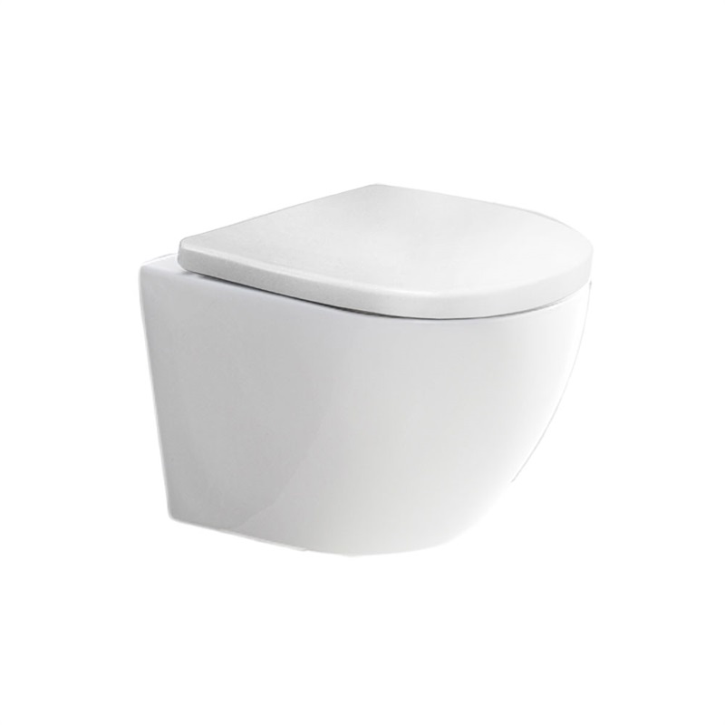 WC závěsné kapotované, RIMLESS, 490x370x360, keramické, vč. sedátka CSS115S