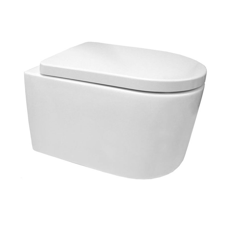WC závěsné kapotované, RIMLESS, 495x360x370, keramické, vč. sedátka CSS115S