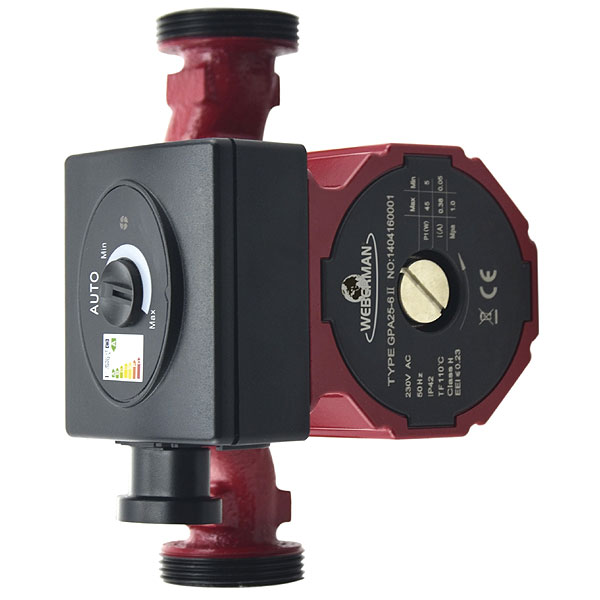 Oběhové elektronické čerpadlo Weberman 25-60/180mm W0602