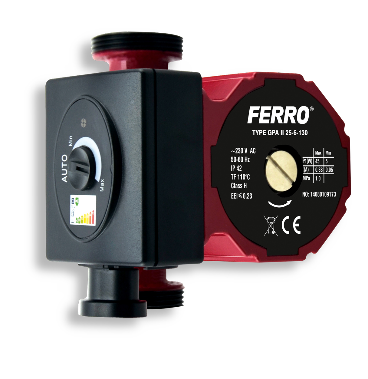 Oběhové elektronické čerpadlo Weberman 25-40/130mm W0603